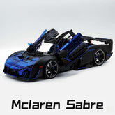1: 8 Mclaren Sabre Supercar, Aerodynamic Brilliance, Mirror Customized Edition (3862 PCS)